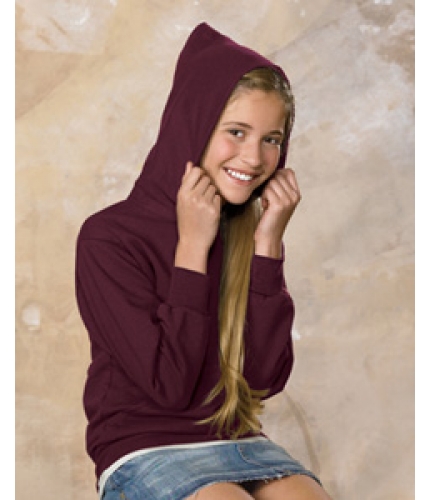 Hanes P473 Youth 7.8 oz. ComfortBlend® EcoSmart® 50/50 Pullover Hood